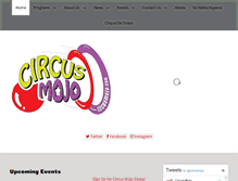 Tablet Screenshot of circusmojo.com